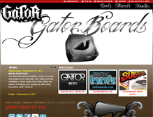 Tablet Screenshot of gatorboards.com